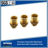 Precision Automatic Machined Brass Nut with Competitve Price