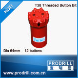 64mm T38 Button Bit