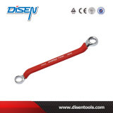 Mirror Polished Rubber Handle Double Offset Ring Spanner