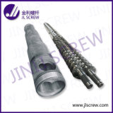 Screw and Barrel for Conical Double Screw Arbor Extruder
