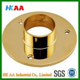 Heavy Duty Polished Brass Floor / Ceiling Flange