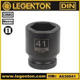 Cr-Mo 1 Inch Drive Standard 41mm Impact Socket Lifetime Warranty Legenton (A630041)