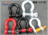 Forged Steel Us Type G209 Screw Red Pin Anchor Shackle