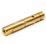 CNC Machined Internal Thread Hollow Brass Pin, Brass Shaft