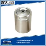 SUS316 Beer Pot & Barrel Bp2.0L with Polish Finish