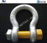 Hot Dipped Galv. U. S Type Drop Forged Bow Shackle
