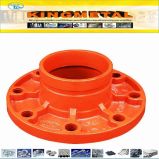 FM UL Approved Ductile Iron Grooved Fitting Adaptor Flange