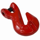 Drop Forged G80 Clevis Type Grab Hook with Wing, Yellow or Red Painted