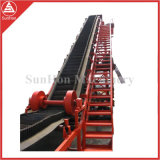 Conveyor with Corrugated Wall in Construction Material