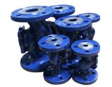 Customized Valve Parts Blue Cast Iron Valve Part