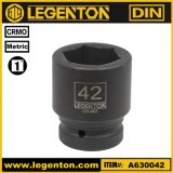 Cr-Mo 1 Inch Drive Standard 42mm Impact Socket Lifetime Warranty Legenton (A630042)