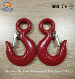 Drop Forged Red Painted Eye Hook with Latch