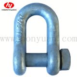 Trawling Chain Shackle with Square Head Screw Pin Self Colored (G2131)