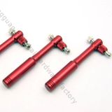 Aluminum Turned Shaft with Red Anodizing (HK308)