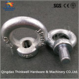 Galvanized Carbon Steel DIN Eye Bolt and Nut for Lifting