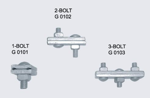 Forged Guy Clamp Used to Secure /Hold The Ends of The Guy Strand Wires (G01)