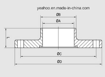 Concave Weld Forged Steel Flange Size 1
