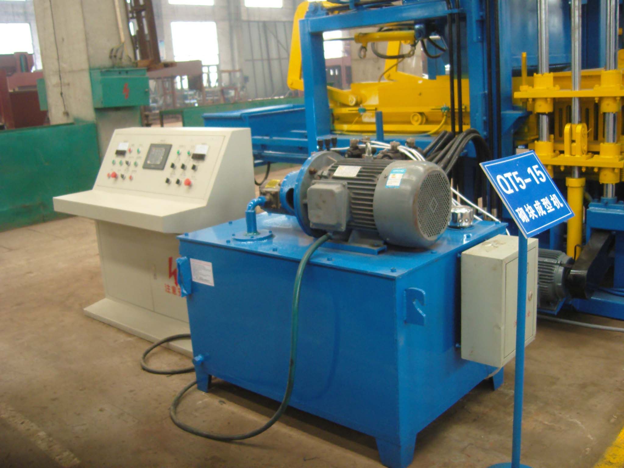 Block Machine Hydraulic Power Station