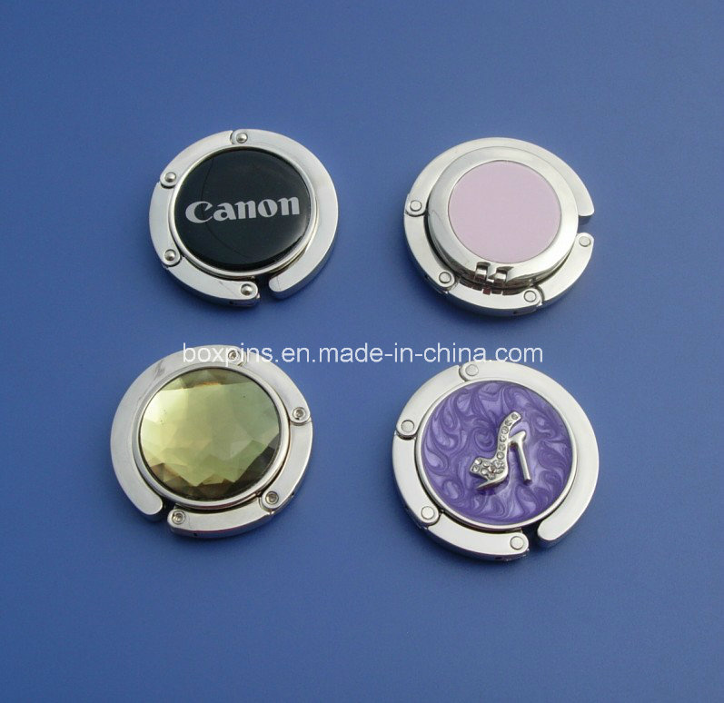 Soft Enamel Logo Metal Purse Hanger Bag Hanger