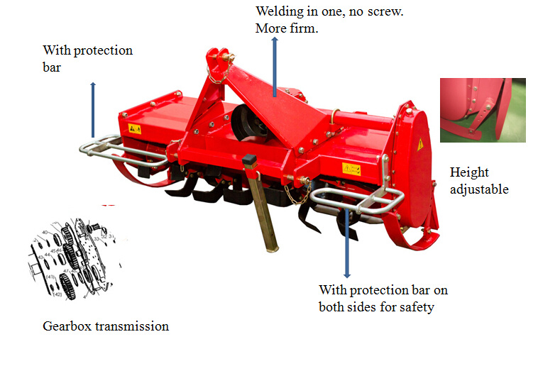 Heavy Duty Gearbox Transmission Rototiller