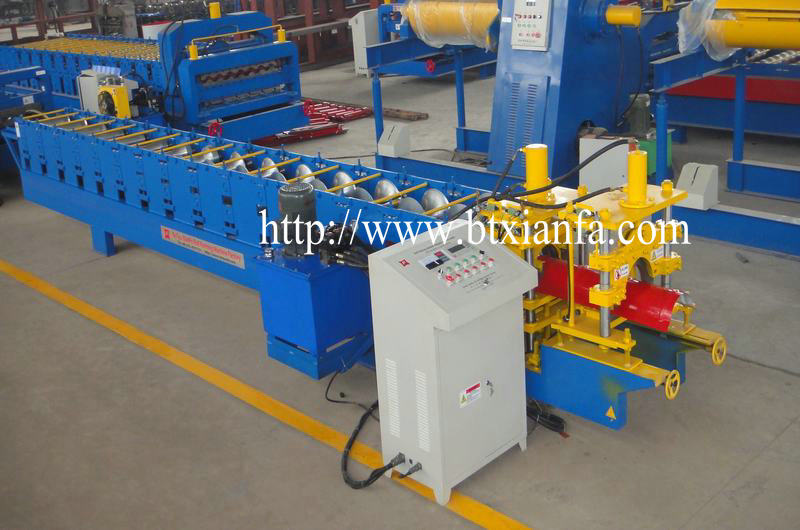 Metal Ridge Cap Tile Roll Forming Machine (XF280)