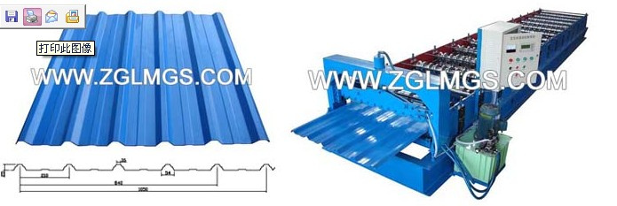 Aluminium Sheet Roll Forming Machine (LM-840-1050)