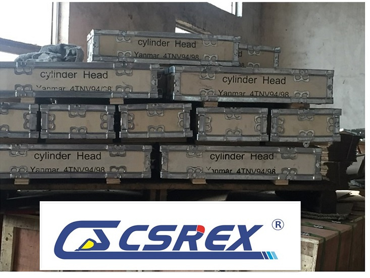Cast Steel Cummins Yanmar Cylinder Head for Engines