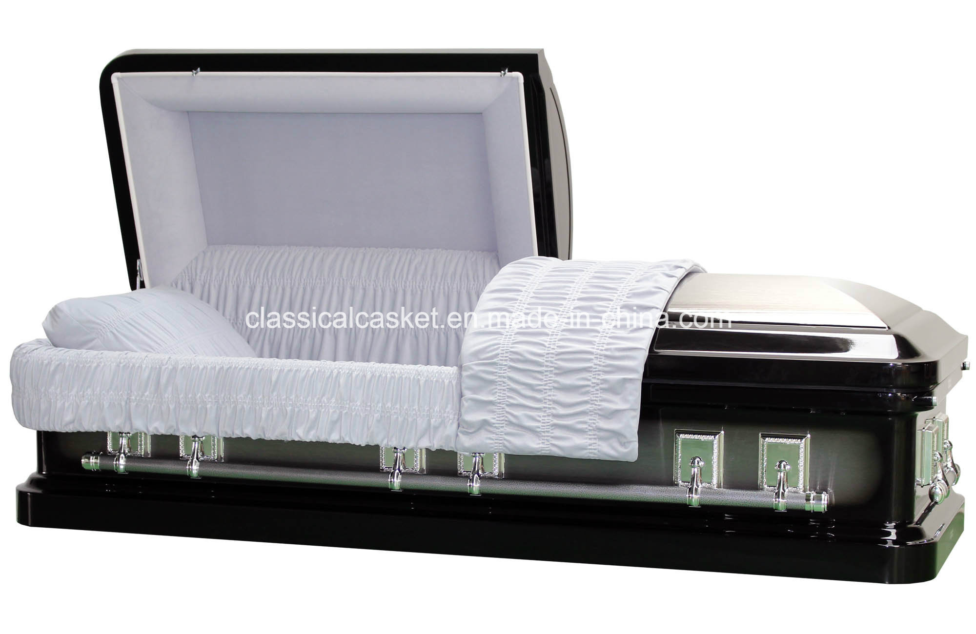 18 Gauge Steel Royal Ebony Casket for USA
