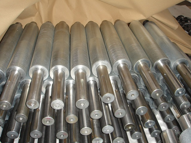 Welding Knurling Shaft with Galvanize