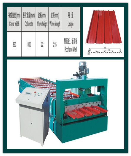 Roof Panel Roll Forming Machine 860