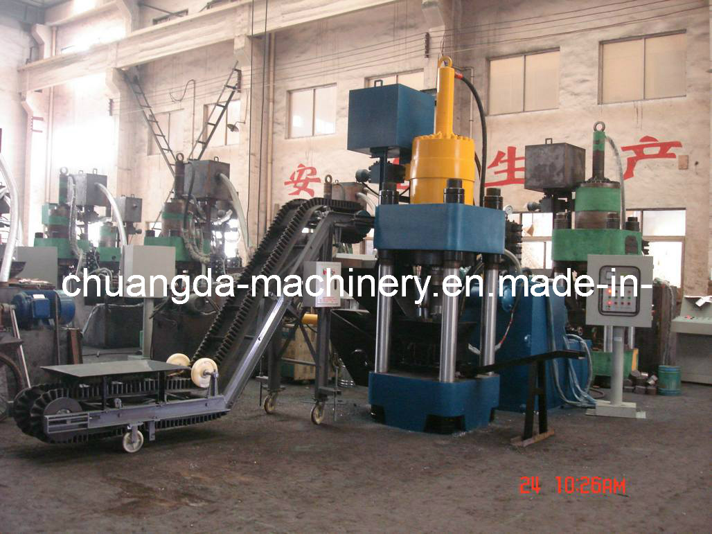 Hydraulic Briquetting Press Machine with Coveyor (SBJ5000)