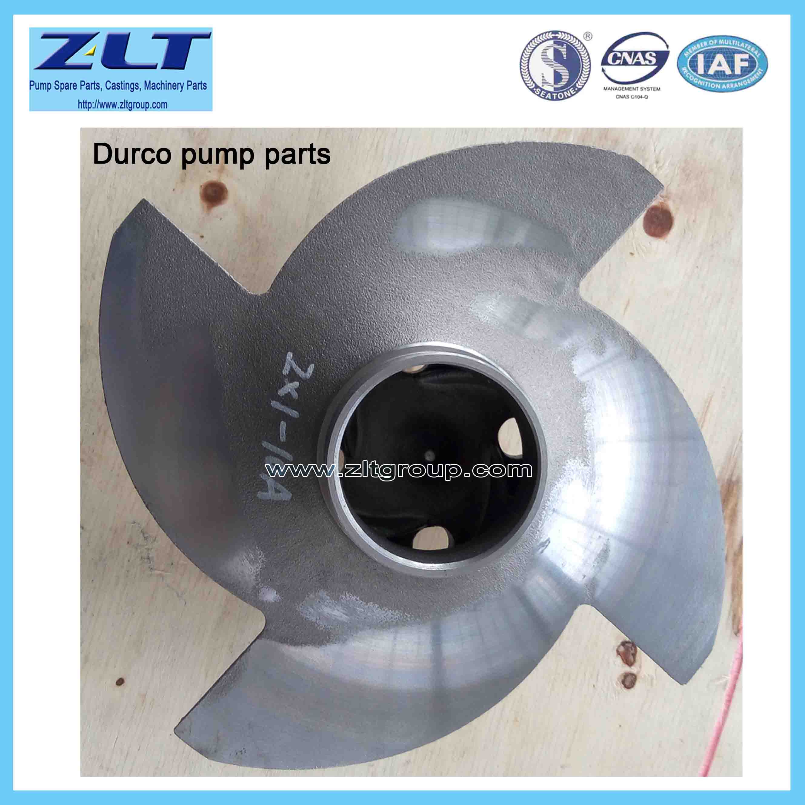 OEM Chemical Pump Parts Pump Impeller for Investment Casting