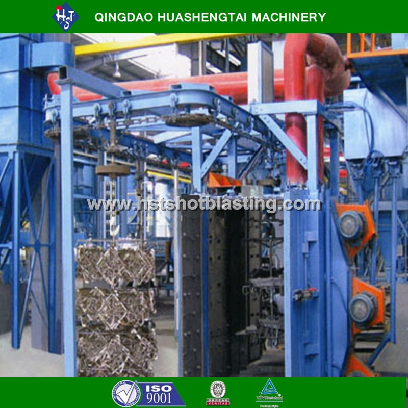 Hq Series New Stepping Moving Hanging Chain Shot Blaster with Long Life and High Operating Efficiency
