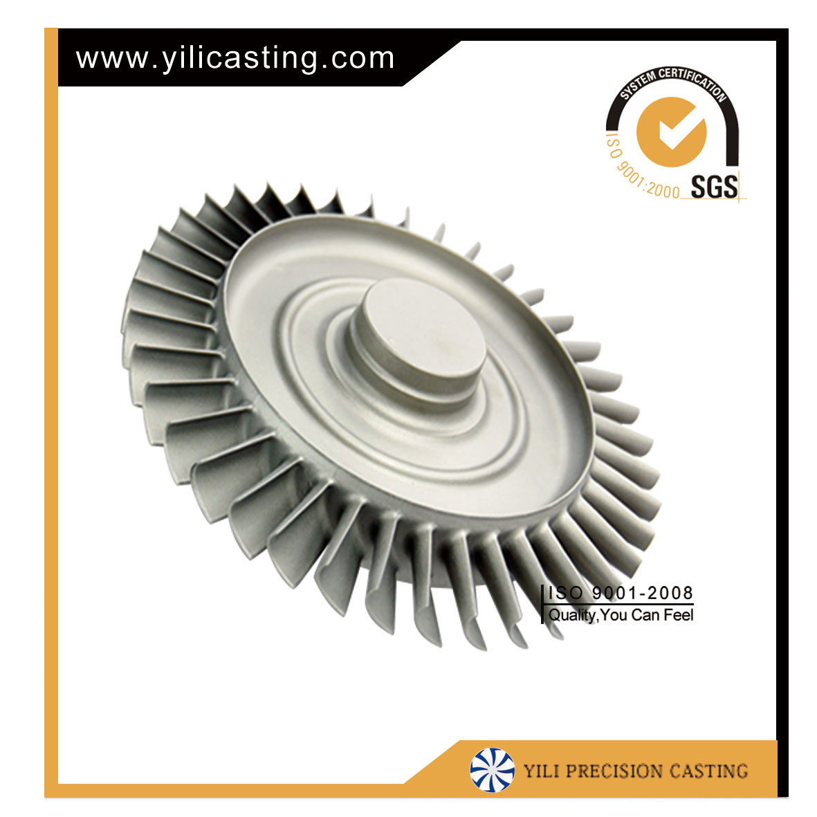 Nickel Base Alloy Turbine Disc Vacuum Casting OEM