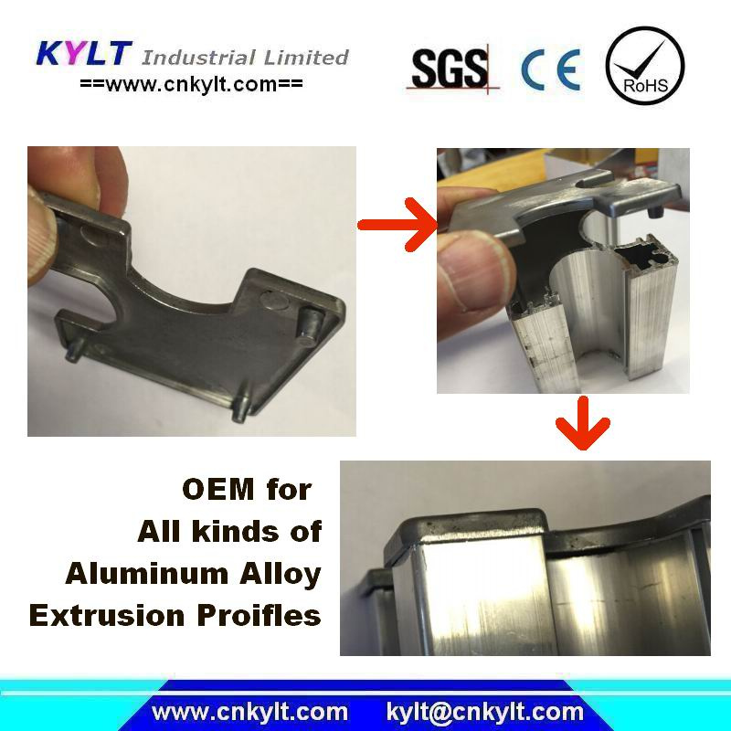 Aluminum/Zamak Die Casting Snap-in Cap/Cover for Extrusion Profiles