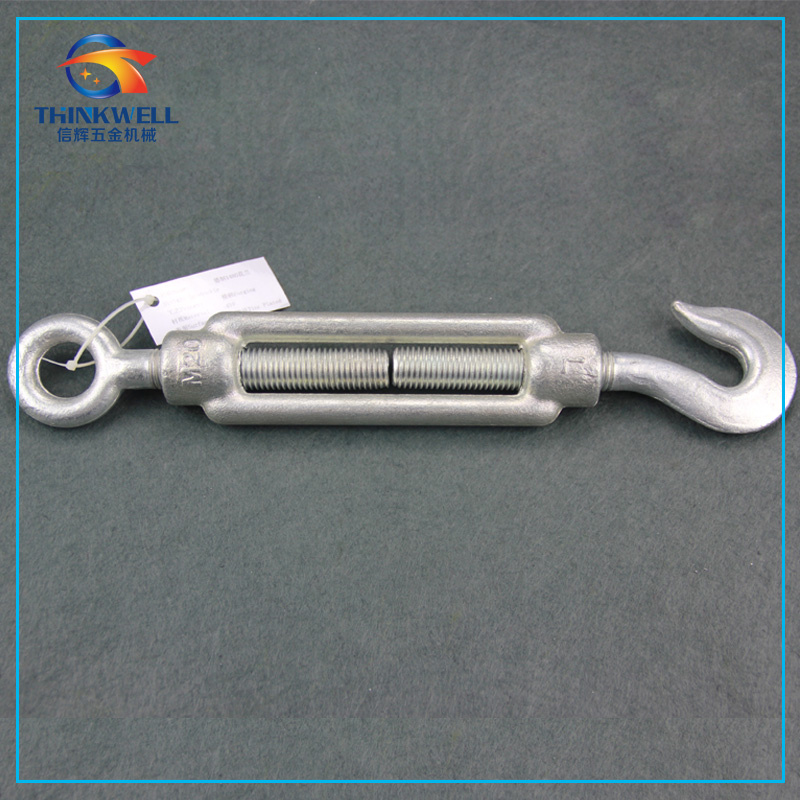 Good Feedback Drop Forged Mild Steel Galvanized DIN1480 Turnbuckle