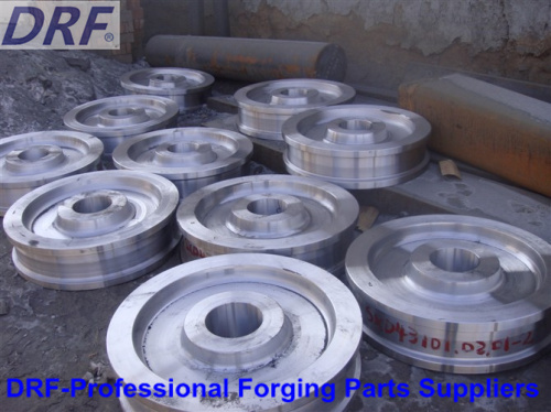 Factory Sales of Alloy Steel Harbor Locomotive Wheel Forging