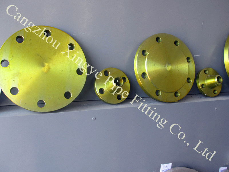 Blind Forged Flange Yellow Painting (1/2