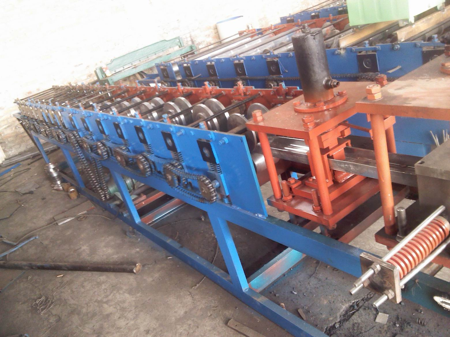 C Shape Steel Beam Roll Forming Machine