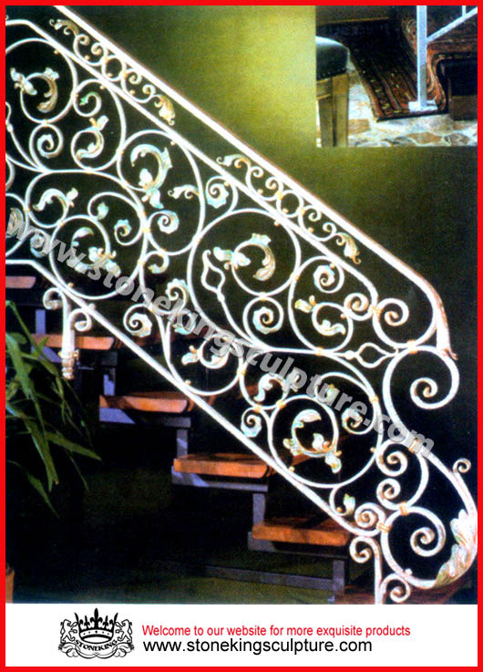 Wrought Iron Balustrade/ Iron Stair (SK-5226)