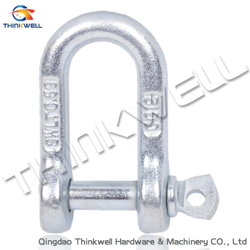BS3032 Forged Steel Galvanized Dee Shackle