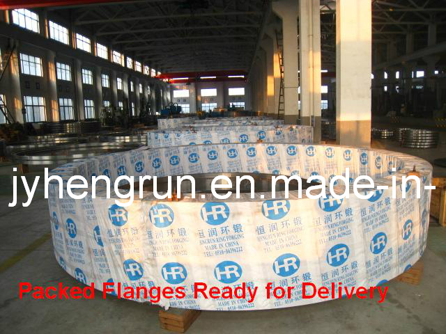 Wind Power Flange Ring Forging (Q345/20/35/45/20Mn/50MnA105NC22.8/P250GHA350LF2/TstE355)