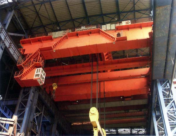 PLC Control Vvvf Speed Cabin Control Foundry Grade Overhead Casting Ladle Transferring Crane