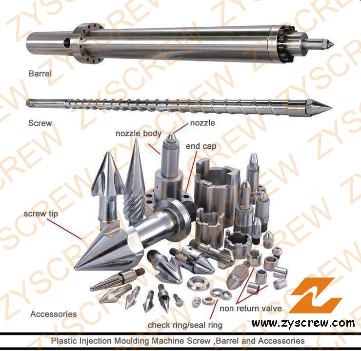 Injection Molding Machine for Plastic Single Screw Barrel