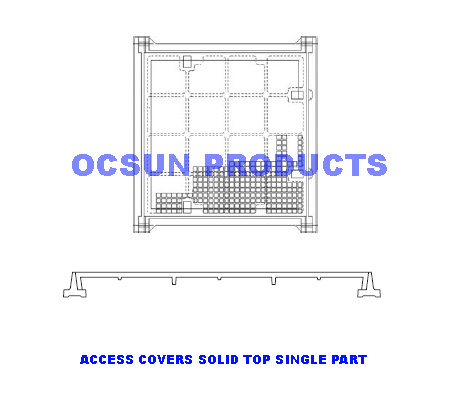 Access Covers Solid Top Single Part Class D