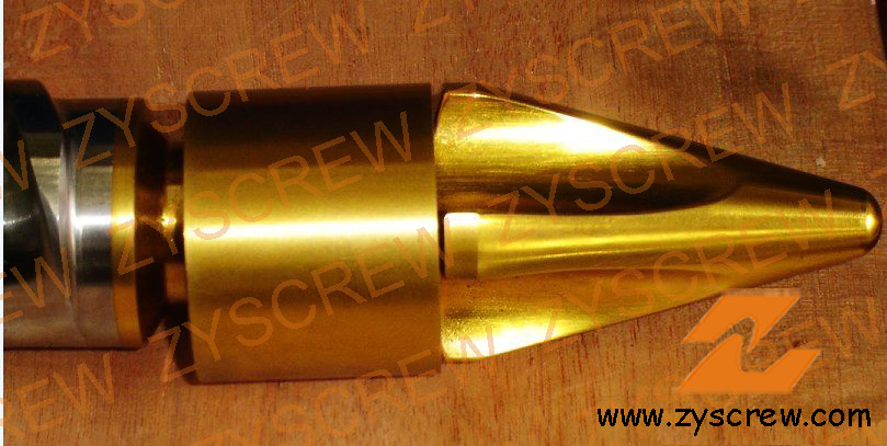Bimetallic Screw Barrel Tin Screw Tips Injection Molding Screw Tips