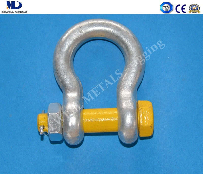 Hot Dipped Galv. G2130 U. S Type Drop Forged Bow Shackle