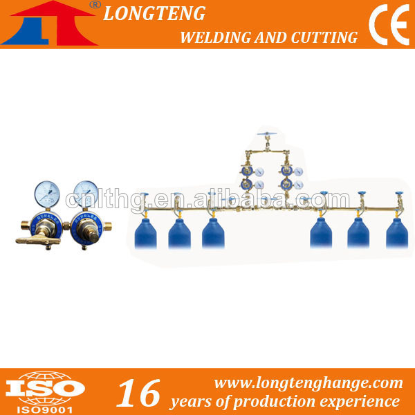 Double Stage Oxy Gas Regulator for Gas Cylinder Manifold, CNC Flame Cutting Machine Device