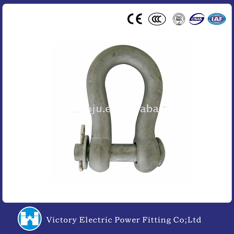 Hot DIP Galvanized Drop Forged Steel Anchor Shackle (E011)