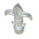 Silve Coated Iron Post Head